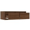 vidaXL TV Cabinet Brown oak Engineered wood Standard TV Cabinet