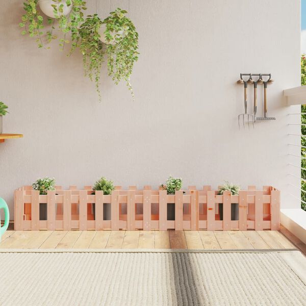 vidaXL Garden Raised Bed Natural Wood Solid Douglas Fir wood