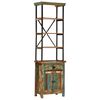 vidaXL Highboard Mixed Solid reclaimed wood, metal Highboard Rectangular
