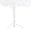 vidaXL Artificial Christmas Tree White PVC and steel Large Detachable