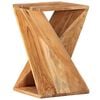 vidaXL Side Table Brown Solid Acacia wood Compact Durable Side Table
