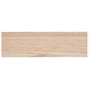 vidaXL Floating Shelf Set of 2 Oak Engineered wood with oak veneer, metal