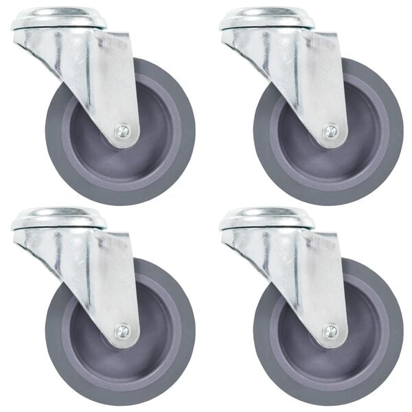 vidaXL Bolt Hole Swivel Casters 4 pcs 2.95 "