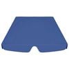 vidaXL Replacement Canopy Blue Polyester with PVC coating