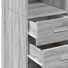 vidaXL Highboard Grey sonoma Engineered wood Tall Highboard