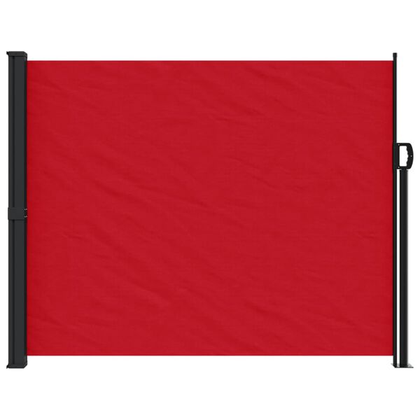vidaXL Retractable Side Awning Red