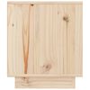 vidaXL Bedside Cabinet Set of 2 Natural wood Solid pinewood Medium