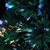vidaXL Artificial Christmas Tree Green 2 ft Fiber Optic