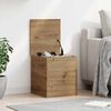 vidaXL Storage Box with Storage Artisan Oak 15.75 x 16.54 x 18.11 in