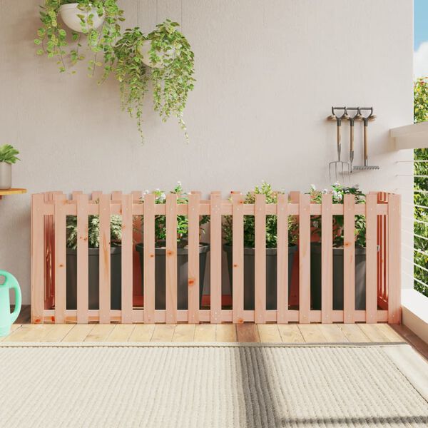 vidaXL Garden Raised Bed Natural wood Solid Douglas wood 78.7x19.7x27.6 in