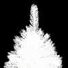 vidaXL Christmas Tree White Polyethylene 47.2 in Durable