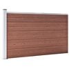 vidaXL Garden Fence WPC 68.9"x41.3" Brown