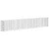 vidaXL Gabion Raised Bed Silver Galvanized Iron Large Durable