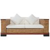 vidaXL Sofa Set Brown and Cream White