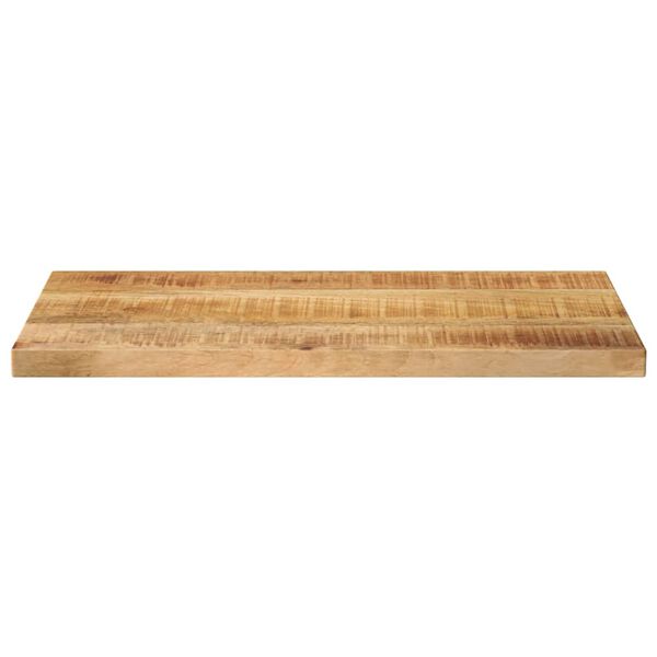 vidaXL Table Top 23.6"x11.8"x1" Rectangular Solid Wood Rough Mango