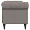 vidaXL Chesterfield Sofa Taupe 100% polyester, plywood, solid wood
