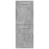 vidaXL Bathroom Furniture Set Concrete Grey, White