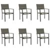 vidaXL Garden Dining Set Black, Grey, Anthracite