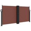 vidaXL Retractable Side Awning Brown