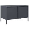vidaXL TV Cabinet Anthracite Cold-rolled steel Medium Adjustable Feet