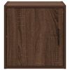 vidaXL Garage Wall Cabinet Brown Oak Engineered Wood