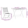 vidaXL Garden Dining Set Folding 5 pcs Brown solid acacia wood