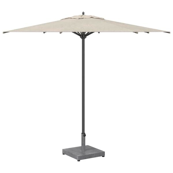 vidaXL Parasol Base Dark Grey Wood look 17.72 x 17.72 x 12.40 in