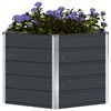 vidaXL Planter Anthracite 129 x 129 x 75 cm Steel