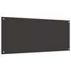 vidaXL Kitchen Backsplash 2 pcs Dark Grey 47.24 x 19.69 in