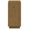 vidaXL Book Cabinet Honey brown Solid pine wood Medium Book Cabinet
