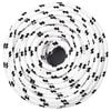 vidaXL Work Rope White 0.39 " 328.1 ' Polyester