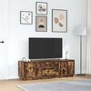 vidaXL TV Cabinet Smoked Oak Engineered Wood Large Stylish Rectangular
