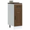 vidaXL Kitchen Base Cabinet Brown Oak Engineered Wood Standard