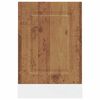 vidaXL Dishwasher Panel Old Wood Engineered Wood 17.7 x 0.6 x 26.4 in