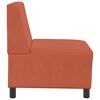 vidaXL Modular Sofa Unit Armless Orange 21.65 x 29.13 x 32.28 in