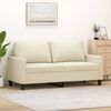 vidaXL 2-seater Sofa Cream