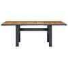 vidaXL Garden Table Dark grey and brown