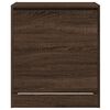 vidaXL Shoe Cabinet Brown Oak Engineered Wood Compact Shoe Cabinet