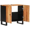 vidaXL Sink Cabinet Natural wood and black