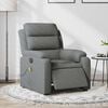 vidaXL Electric Massage Recliner Chair Dark Gray