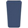 vidaXL Garden Planter Set of 2 Blue grey Polypropylene 12.8x12.8x22.4 in