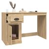 vidaXL Desk Sonoma Oak Engineered Wood Computer Desk Rectangular
