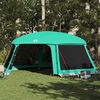 vidaXL Pool Tent with Removable Fly & Mesh Walls Sea Green 263.8x232.3"