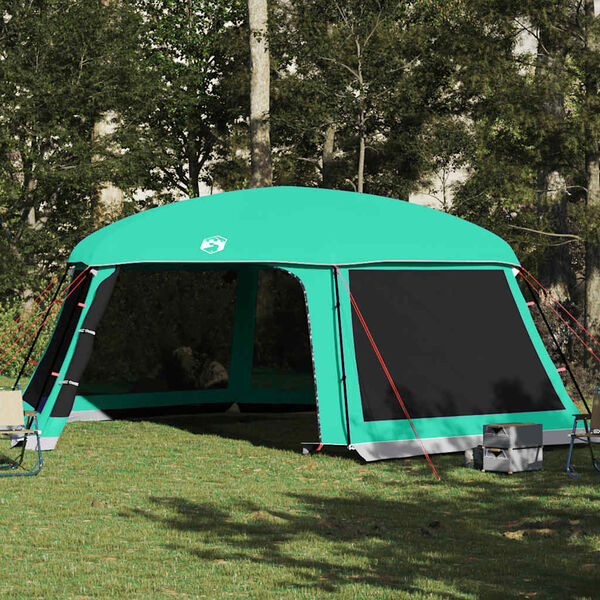 vidaXL Pool Tent with Removable Fly & Mesh Walls Sea Green 263.8x232.3"