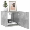 vidaXL TV Wall Cabinet Concrete grey Engineered wood Standard