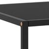 vidaXL Coffee Table Black Tempered glass Medium Durable Coffee Table