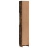 vidaXL Bathroom Cabinet Smoked Oak Engineered Wood Tall Bathroom Cabinet
