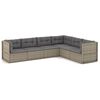 vidaXL Garden Lounge Set Grey