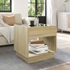vidaXL Coffee Table Sonoma oak Engineered wood 19.7 x 19.7 x 19.7 in