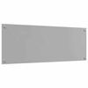 vidaXL Kitchen Backsplash 2 pcs Light Grey 43.31 x 15.75 in